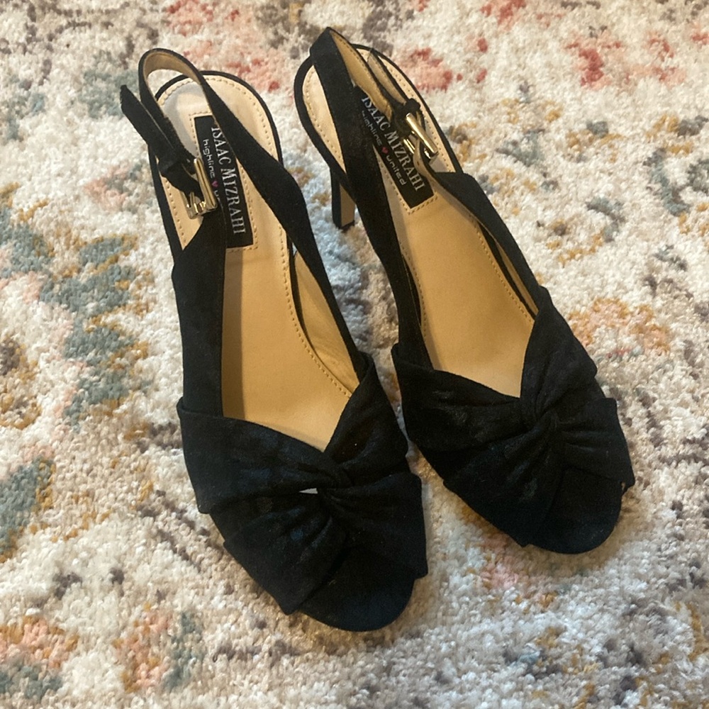 Isaac Mizrahi sling back heels